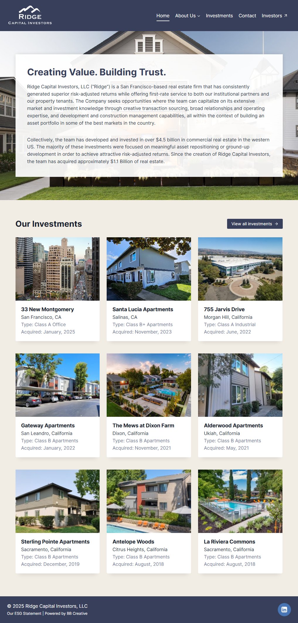 Ridge Capital Investors